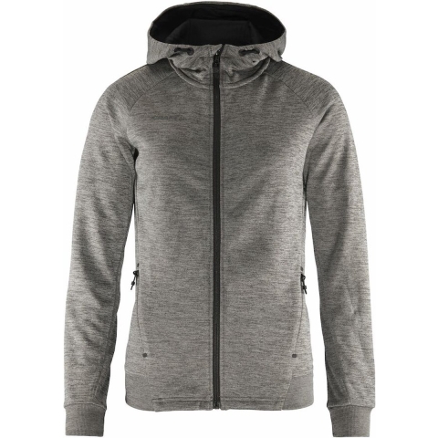 Craft 1909133 Adv Unify Fz Hood Wmn - Dk Grey Melange - S