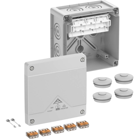 Spelsberg Abox Pro SL-4² Aftakkast (l x b x h) 127 x 127 x 75 mm Grijs IP66, IP67, IP69 1 stuk(s)