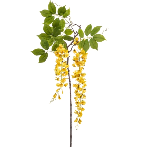 Wisteria branch yellow 145 cm Emerald - Emerald