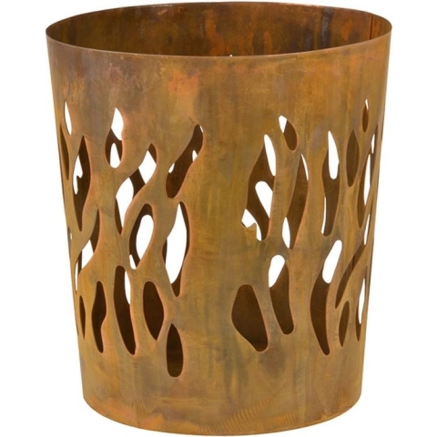 Esschert Design - Zweedse fakkel Vuurkorf roest - Vuurkorf aanbiedingen - Staal - Bruin