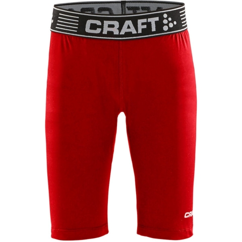 Craft 1906862 Pro Control Compression Short Tights JR - Bright Red - 146/152