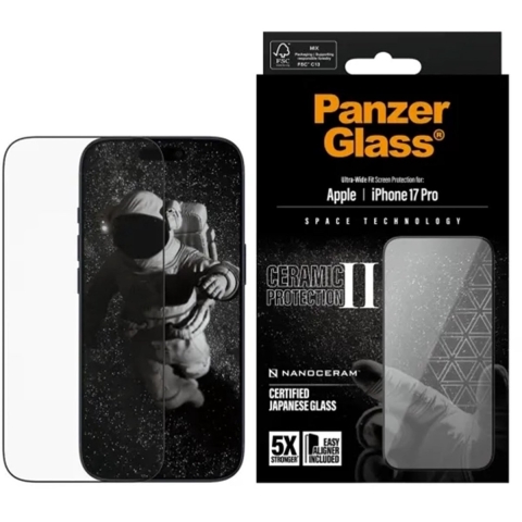 PanzerGlass neu PG66155 Screenprotector (glas) Apple iPhone 17 Pro 1 stuk(s)