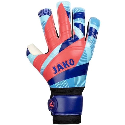 JAKO 2585 Keeperhandschoen River Basic Rc Protection - Navy/Hemelsblauw/Koraal - 5