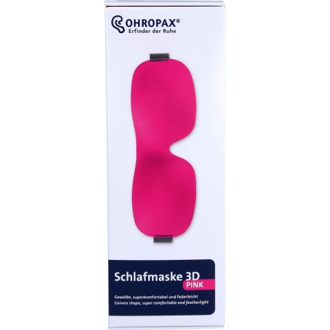 Ohropax Slaapmasker 3D Roze