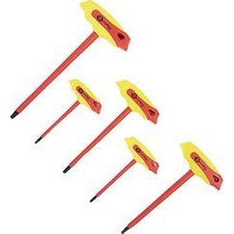 C.K T4422 SET VDE Inbussleutelset Sleutelbreedte (metrisch): 3 mm, 3.5 mm, 4 mm, 5 mm, 6 mm