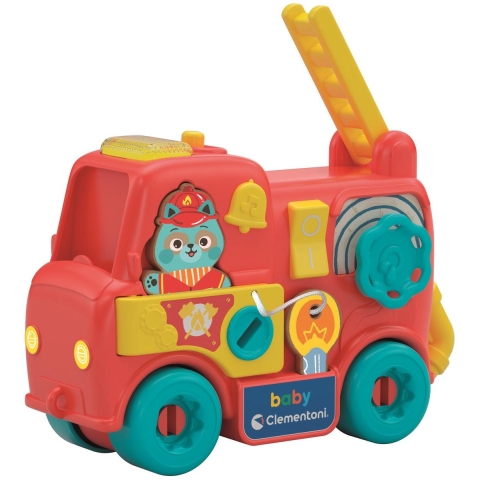 Clementoni Baby Educatief Montessori Brandweerwagen + Licht en Geluid