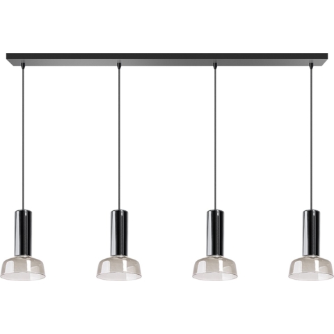 ETH Beal - hanglamp - 120 x 200 cm - smoke groen