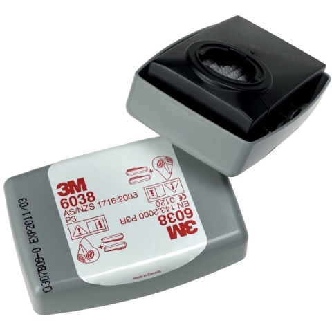 3M mit Aktivkohle, P3R Partikelfilter 20 stuk(s) EN 143 DIN 143