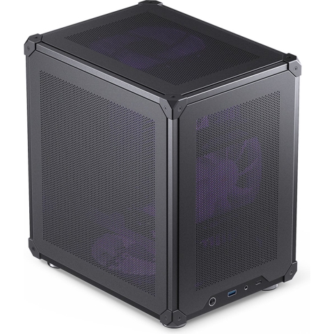Jonsbo C6 Black Micro-tower PC-behuizing, Gaming-behuizing Zwart