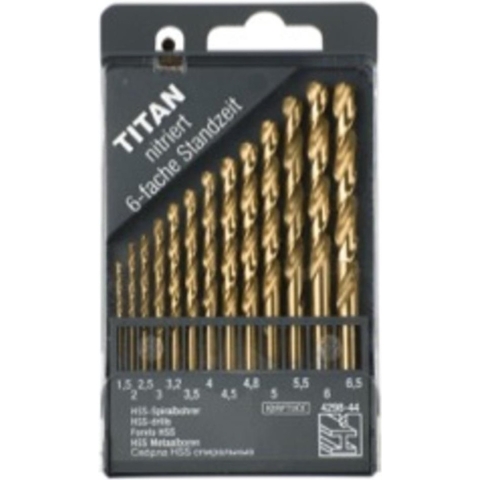 kwb 429844 HSS Metaal-spiraalboorset 13-delig DIN 338 Cilinderschacht 13 stuk(s)