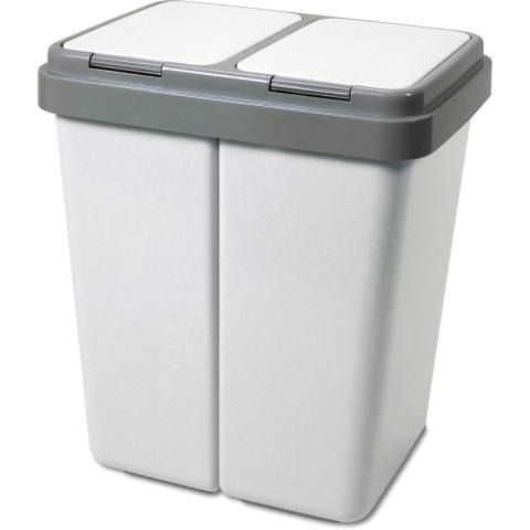 Alpfa 800776 Afvalbak 25 l Kunststof (l x b x h) 36 x 45 x 47 cm Diverse kleuren 1 stuk(s)