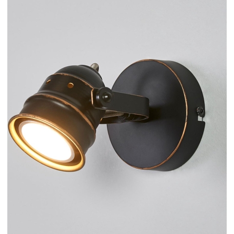 Lindby - Leonor Wandlamp Black/Gold