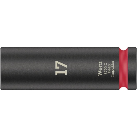 Wera 8790 C Impaktor Deep 05004834001 Inbus Dopsleutelinzetstuk 17 mm 1/2 (12.5 mm)