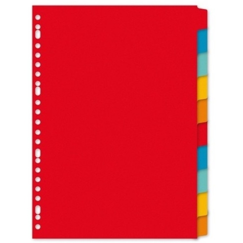 30x Sets A4 tabbladen gekleurd karton -