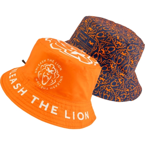 Orange Lion Reversible Bucket Hat - Unleash The Lion - Oranje - One size