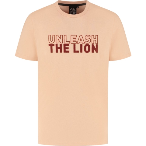 T-Shirt - Peach - Unleash The Lion - XXXL - Max Verstappen