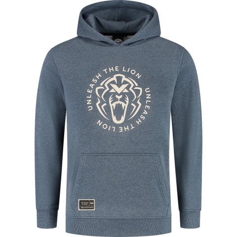 Hoodie - Heather Blue - Unleash The Lion - XXXXL - Max Verstappen