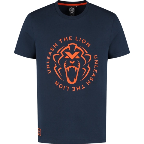 T-Shirt - Navy - Unleash The Lion - XXXXL - Max Verstappen