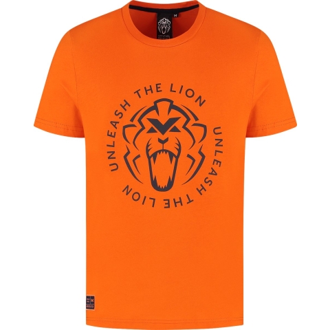 T-Shirt - Oranje - Unleash The Lion - XXXXL - Max Verstappen
