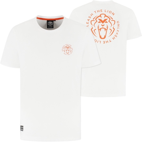 T-Shirt - Wit - Unleash The Lion - XXXL - Max Verstappen