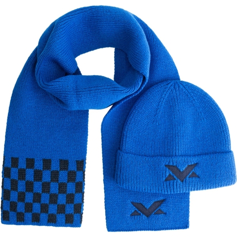 MV Kids - Muts en Sjaal - Kobalt - Max Verstappen