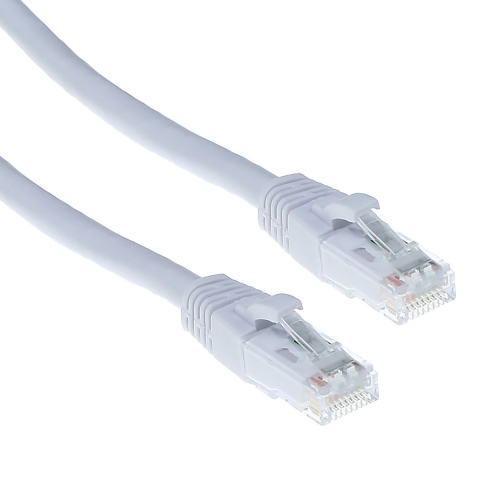 ACT Witte 20,00 meter U/UTP CAT6A patchkabel snagless met RJ45 connectoren
