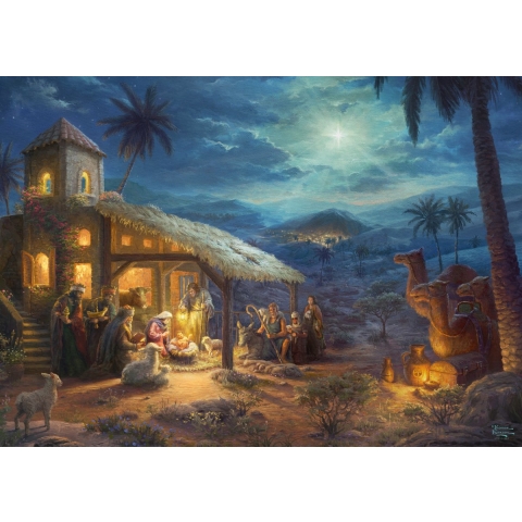 Spirit De Kerststal, 1000 stukjes - Puzzel