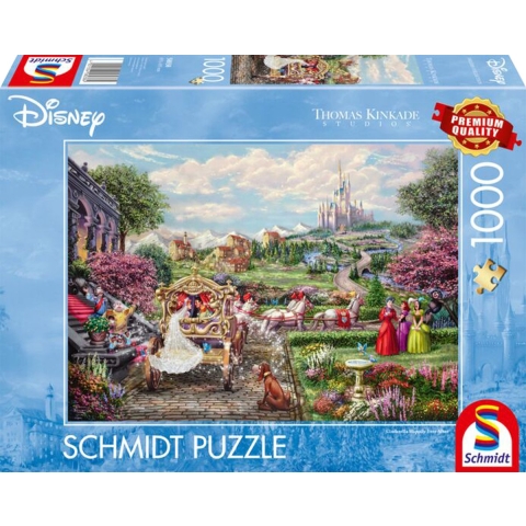 Disney, Cinderella Happily Ever After,1000 stukjes - Puzzel