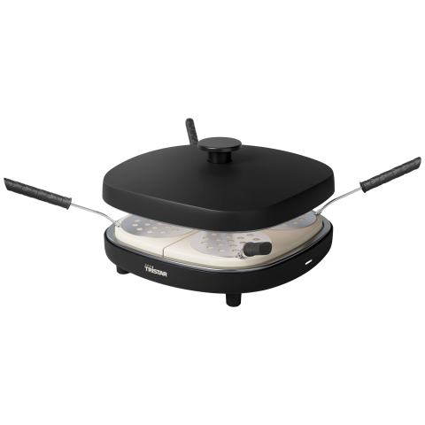 Tristar Pz-9174 Pizza Family 4 Grill Pans Zwart