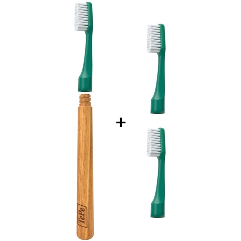 3x TePe Choice™ Soft Tandenborstel Groen 3 stuks