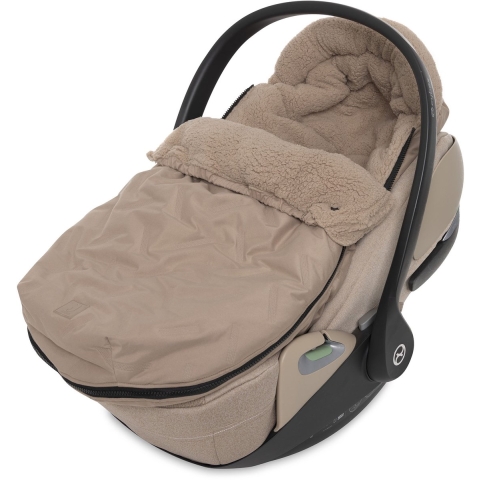 Voetenzak Autostoel Jollein Embossed Milky Coffee