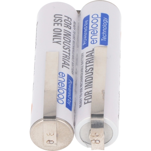 Panasonic Eneloop-batterij geschikt voor Waterpik Sensonic Plus SR-3000 E tandenborstel, 2,4 volt spanning en 750 mAh capaciteit