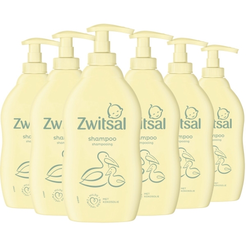 6x Zwitsal Shampoo 400 ml