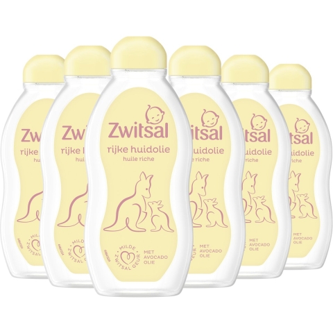 6x Zwitsal Rijke Huidolie 200 ml