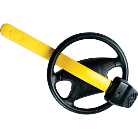 Stoplock PRO - Stuurslot Auto - Gehard staal - Zwart