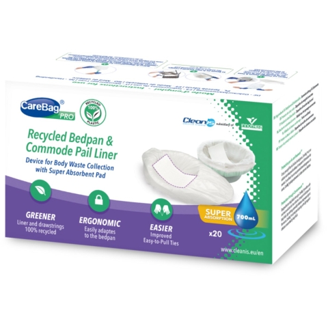 CareBag Recycled Ondersteek- en Toiletstoelzakken