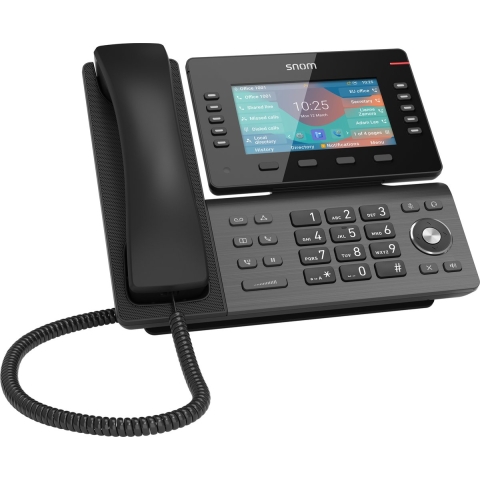 Snom D865 - IP-telefoon - 5"TFT scherm 1280 x 720 - Grijs