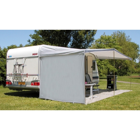 Eurotrail Zijwand - Zonneluifel 240x180 cm - All Weather Tex Grijs