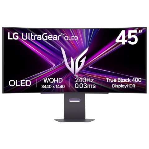 LG 45GX900A-B 45  Wide Quad HD 240Hz Curved oled gaming monitor