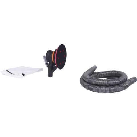 KS Tools 515.3061 Fijne slijpmachine met perslucht-excentrische schuurmachine met stofafzuiging