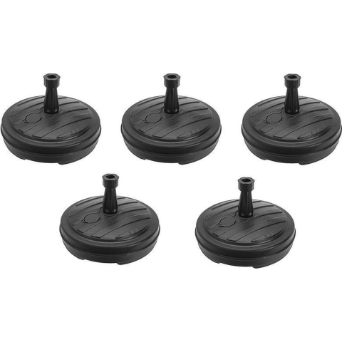 5x Ronde parasolvoet antraciet 42 cm 13 liter -