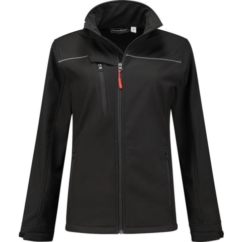 Workman 25261 Softshell Jacket Dames - Zwart - L