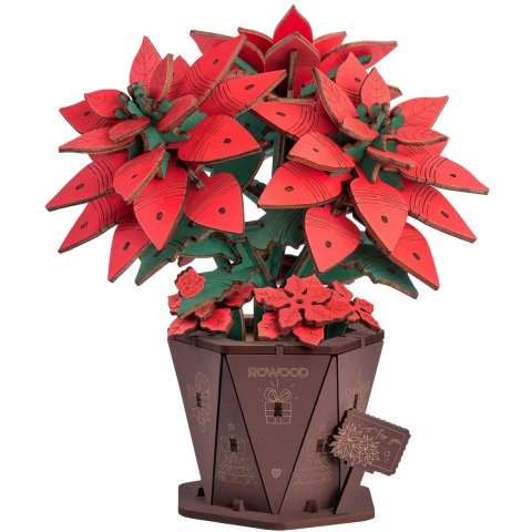 Robotime Kerstster Poinsettia