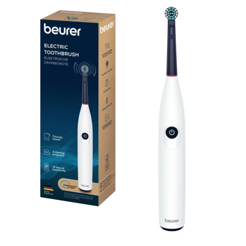 Beurer Tb 15 Green Planet Elektrische Tandenborstel Wit Met Donkerblauwe Opzetborstel