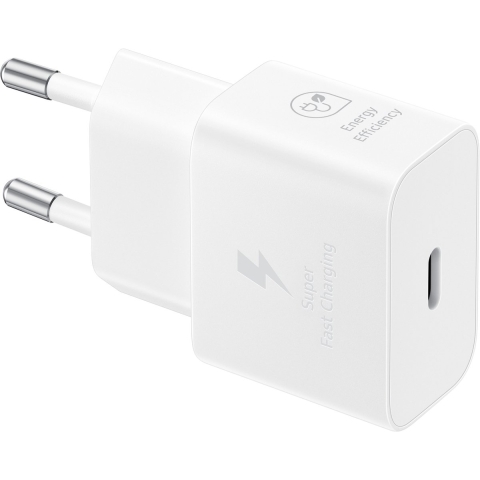 Samsung Samsung Schnellladegerät, USB-C, 25W Laadadapter 25 W USB-C Wit