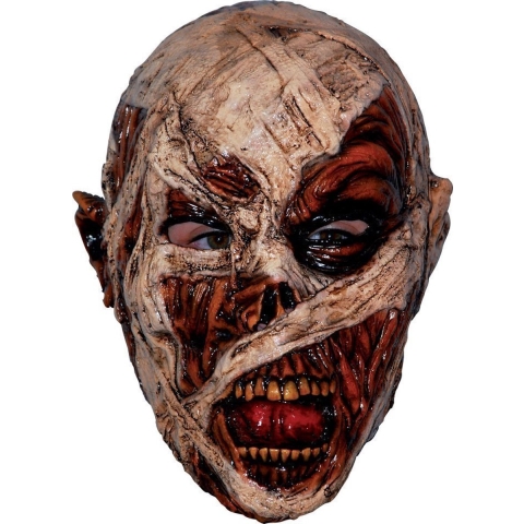 Halloween - horror - thema feest - gezichtsmasker - mummie met bloed -