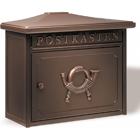 Burg Wächter 12830 SYLT 1883 K Brievenbus Plaatstaal Koper (metallic) Sleutelslot