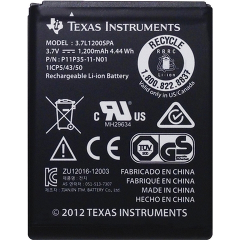 Texas Instruments N2BT-BKT-B Accupack voor grafische rekenmachine (b x h x d) 43 x 53 x 4.5 mm