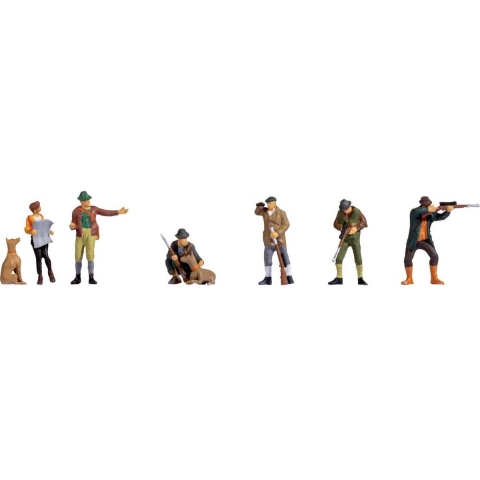 NOCH 36059 N Jagers en boswachter figuren Geverfd