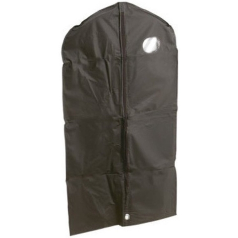 15x Zwarte kledinghoes 65 x 100 cm met venster -